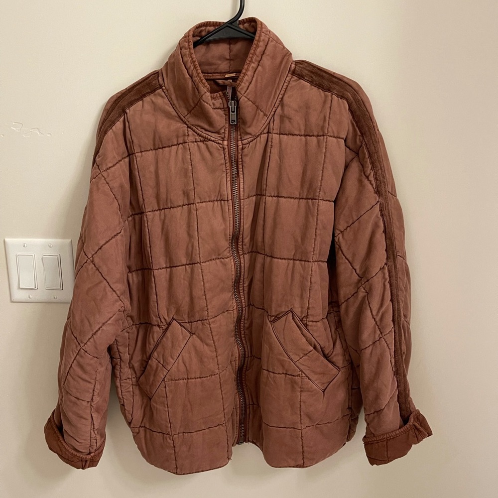 Free People Quilted Dolman Jacket